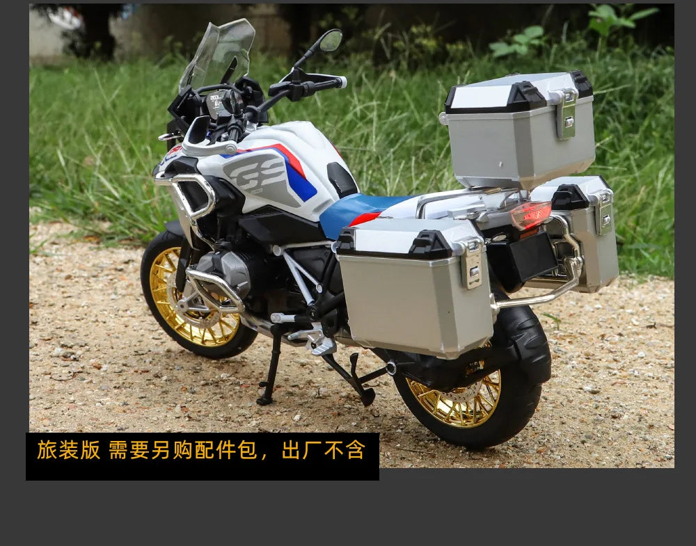 Diecast R1250 GS Adventure Motorcycle Model 1 to 9 Scale