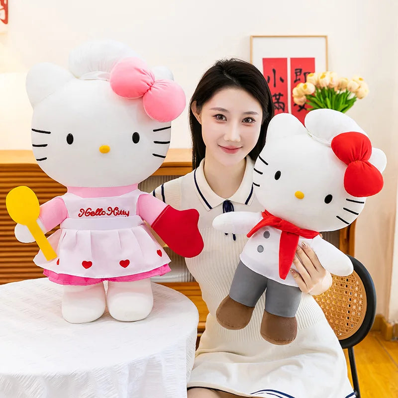 Cute Cat Character Plush Stuffed Doll Pillow Toy