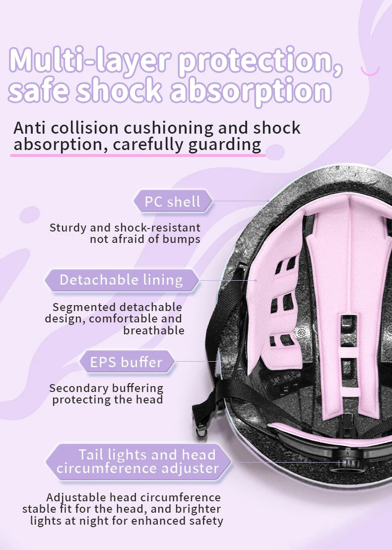 Lightweight Bicycle Helmet For Cycling Scooter And Skating