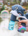 Bubble Gun Electric Automatic Soap Cute Bubbles Machine Kids Portable Outdoor Party Toy LED Light Blower Toys