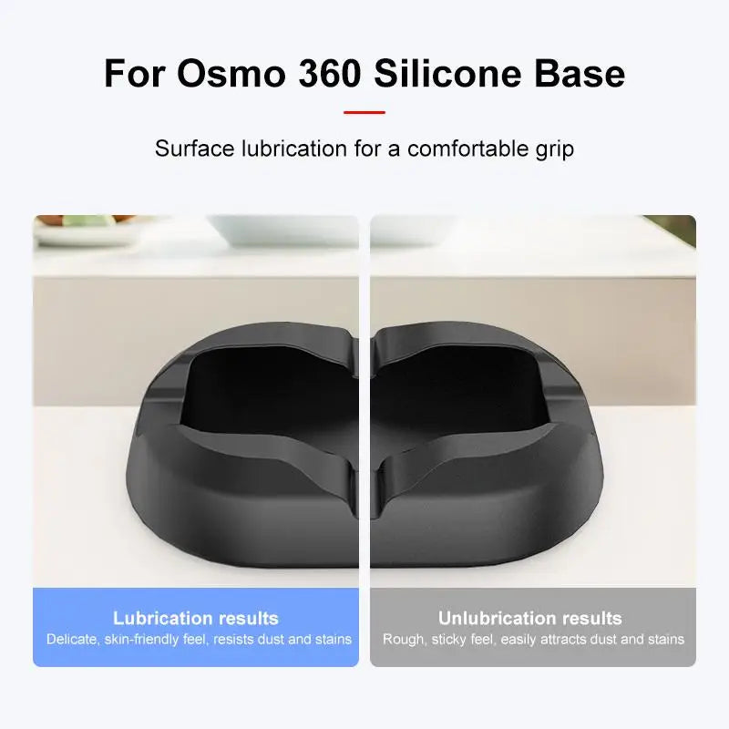 for DJI Osmo 360 Car Plastic Base Stand / Desktop Silicone Base Stand for DJI Osmo 360 Camera Accessories