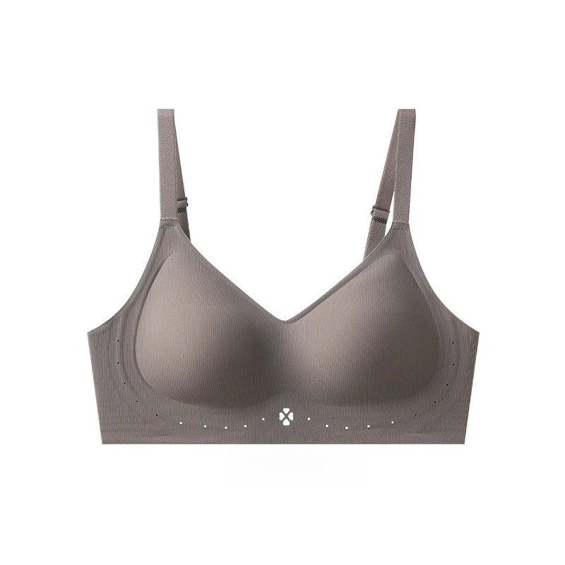 Womens Seamless Wireless Push Up Everyday Bra