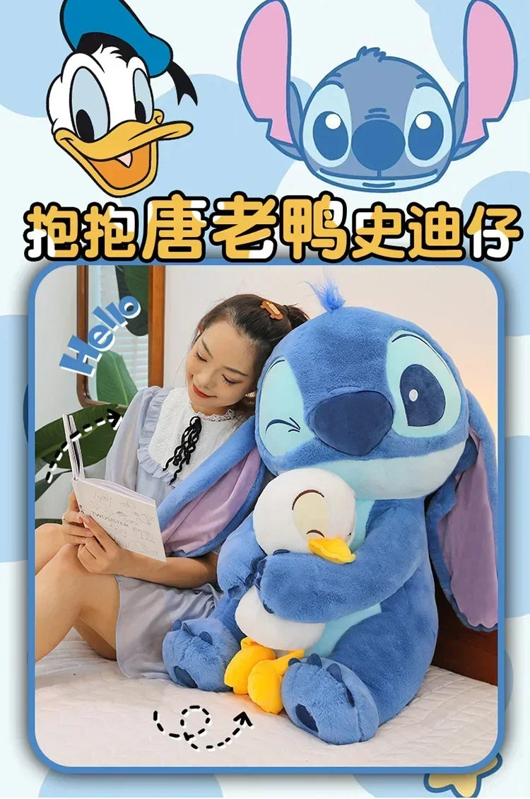 Disney Plush Doll Stitch Lilo Doll Cute Duck Stitch Plush Stuffed Toy Christmas 's Birthday Gift Kawaii Decoration Toys