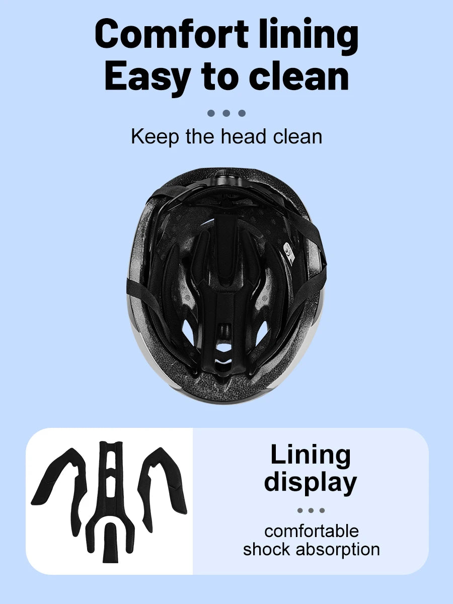 Lightweight One Piece Cycling Helmet For MTB And Road Riding