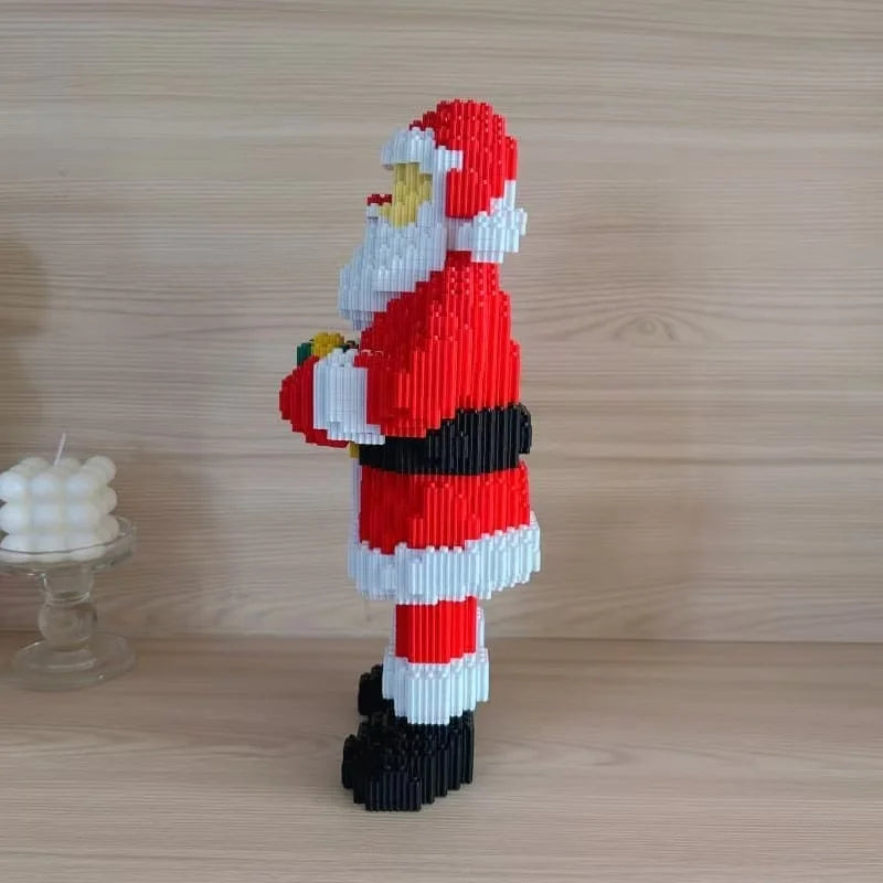 Santa Claus Elk Christmas Tree Building Blocks Toy Set Small Particle Bricks Building Blocks Toys Christmas Gift