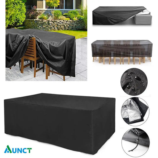 Waterproof Oxford Furniture Cover Outdoor Garden Patio Rattan Table Chair Sofa Dustproof Protector