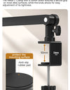 Microphone Boom Arm Stand for Microphone Compact Camera Phone Clamp Max Load 1.5KG with 1/4'' 3/8'' 5/8'' Screw