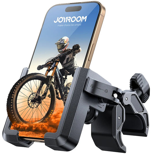Shockproof Bike Phone Holder Half Enclosure 360° View Motorcycle Phone Mount Bicycle Cell Phone Holder For 4.7-7" Phones