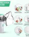 Medical Silent Mesh Nebulizer Handheld Asthma Inhaler Atomizer  Health Care Mini Portable Nebulizer Humidifier