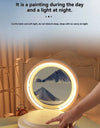 three in one folding sand painting bedside table lamp multifunctional wireles charging Bluetooth sound system music
