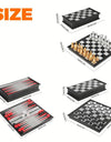 Mini Magnetic Chess Board Game Toys Folding Magnetic Plastic Chessboard Portable Interactive Toy for Kids Adult Birthday Gift