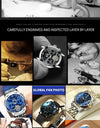 Men Watches Stainless Steel Top Luxury Fashion Business Wristwatch Waterproof Luminous Quartz Watches