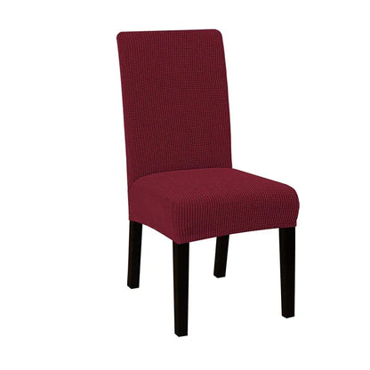 1PC Stretch Dining Chair Covers Polar Fleece Chairs Cover Seat Slipcovers Universal Dust Protector Cover for Hotel Party Banquet