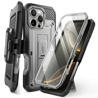 For iPhone 16 Pro Max Case 6.9" (2024) UB Pro Full-Body Heavy Duty Rugged Phone Case with Built-in Screen Protector