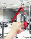 Heavy Duty Metal D Handle for Cable Machine Pulley LAT Pulldown System Aluminum Alloy Grips Home Gym Workout Fitness Equipment