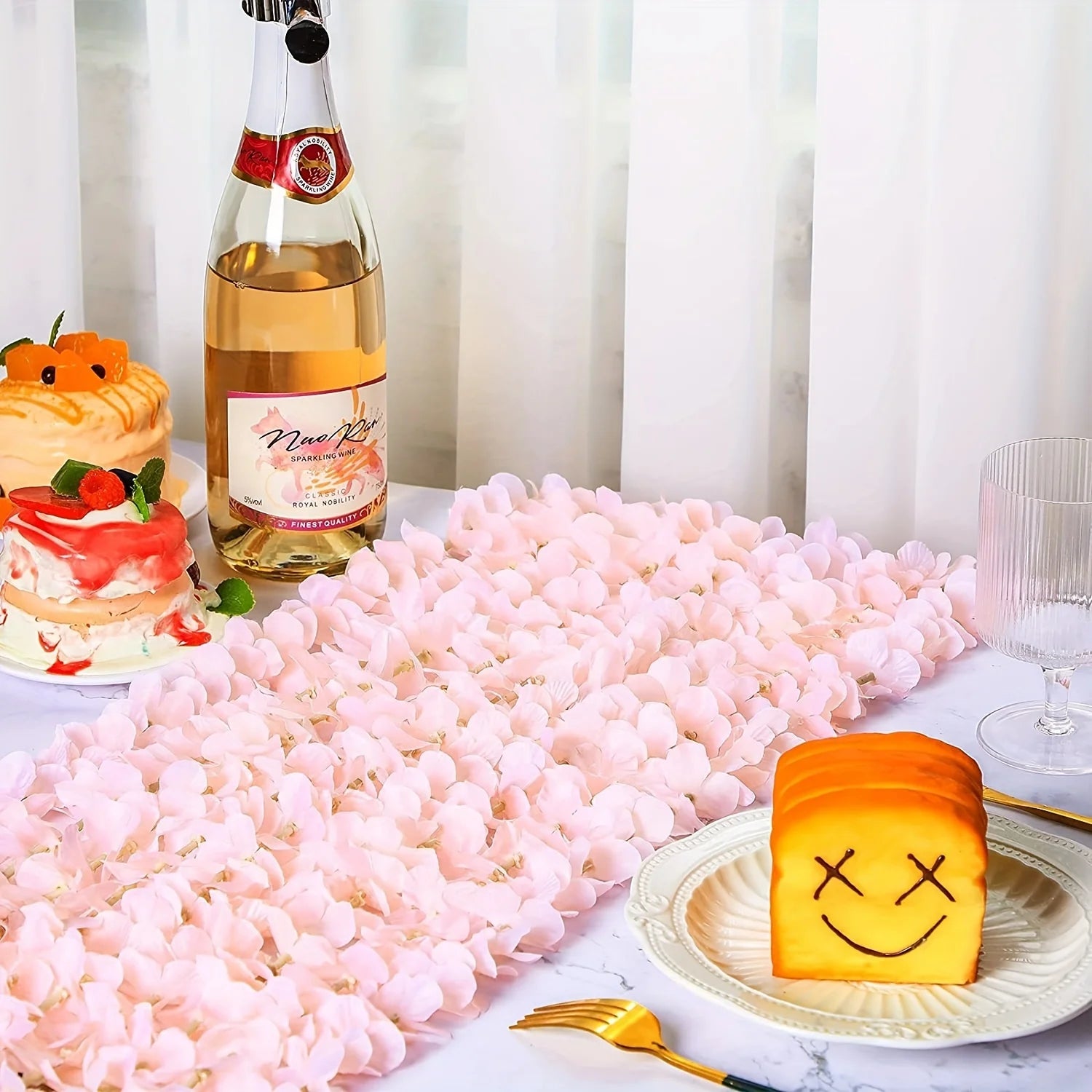 Artificial Wisteria Garland Flowers Faux Wall Vine Flower Backdrop Hanging Flowers Arch Garden Home Wedding Party Decor Rattan