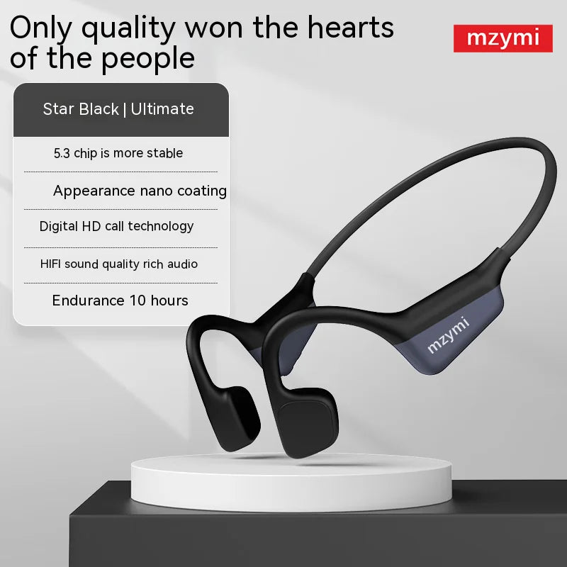 Neckband I18PRO Bluetooth5.3 Headphones Bone Conduction Sport Earbuds HiFi Sound TWS Earphones Wireless Headest For XIAOMI