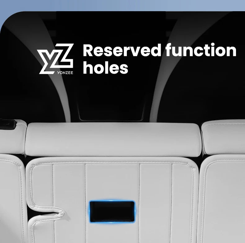 Custom Nappa Leather Trunk Mat Set for Tesla Model Y Juniper 2025 2026 Full Coverage Cargo Liner 7 Piece