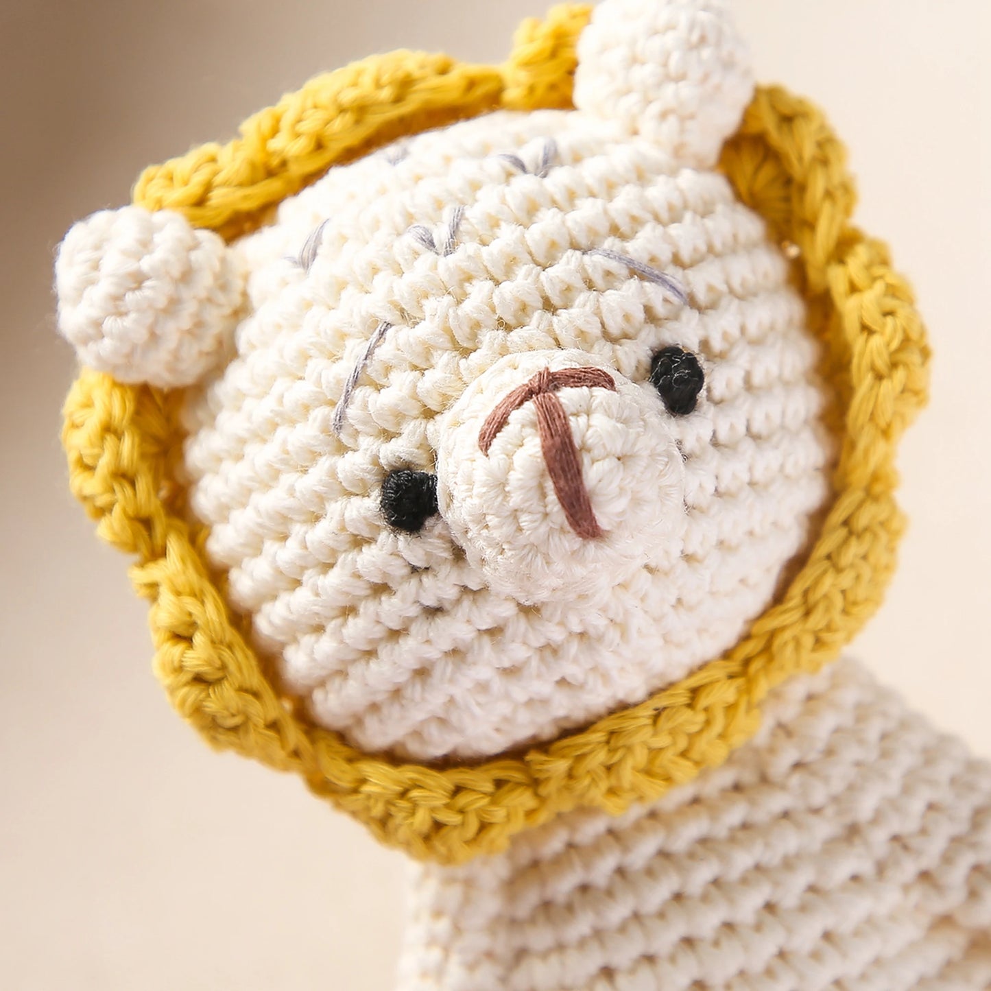 New Crochet Plush Lion Dolls Baby Gift Newborn Baby Girls Boys Photography Prop Photo Crochet Knit Toy Knitted Animal Doll