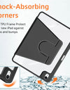 360° Rotation iPad Case for 2024 Air 11 13 M2 Pro 11 13 M4 Air 4 5 10.9 iPad 7/8/9th 10.2 10th Gen Pro 11 Pro 12.9 Mini 6 Cover