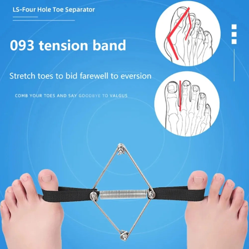 Hallux Valgus Corrector Belt Recovery Training Exerciser Strap Toe Separator Stretcher Thumb Elastic Band Foot Care Tools