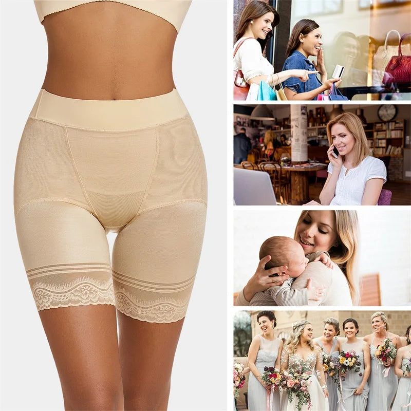 Women's Tummy Control Shapewear Panties – Lace Waist Trainer & Slimming Body Shaper