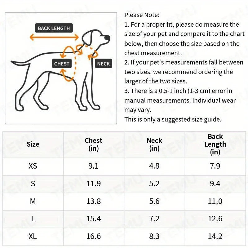 Warm Pet Vest Sweater for Cats and Small Dogs