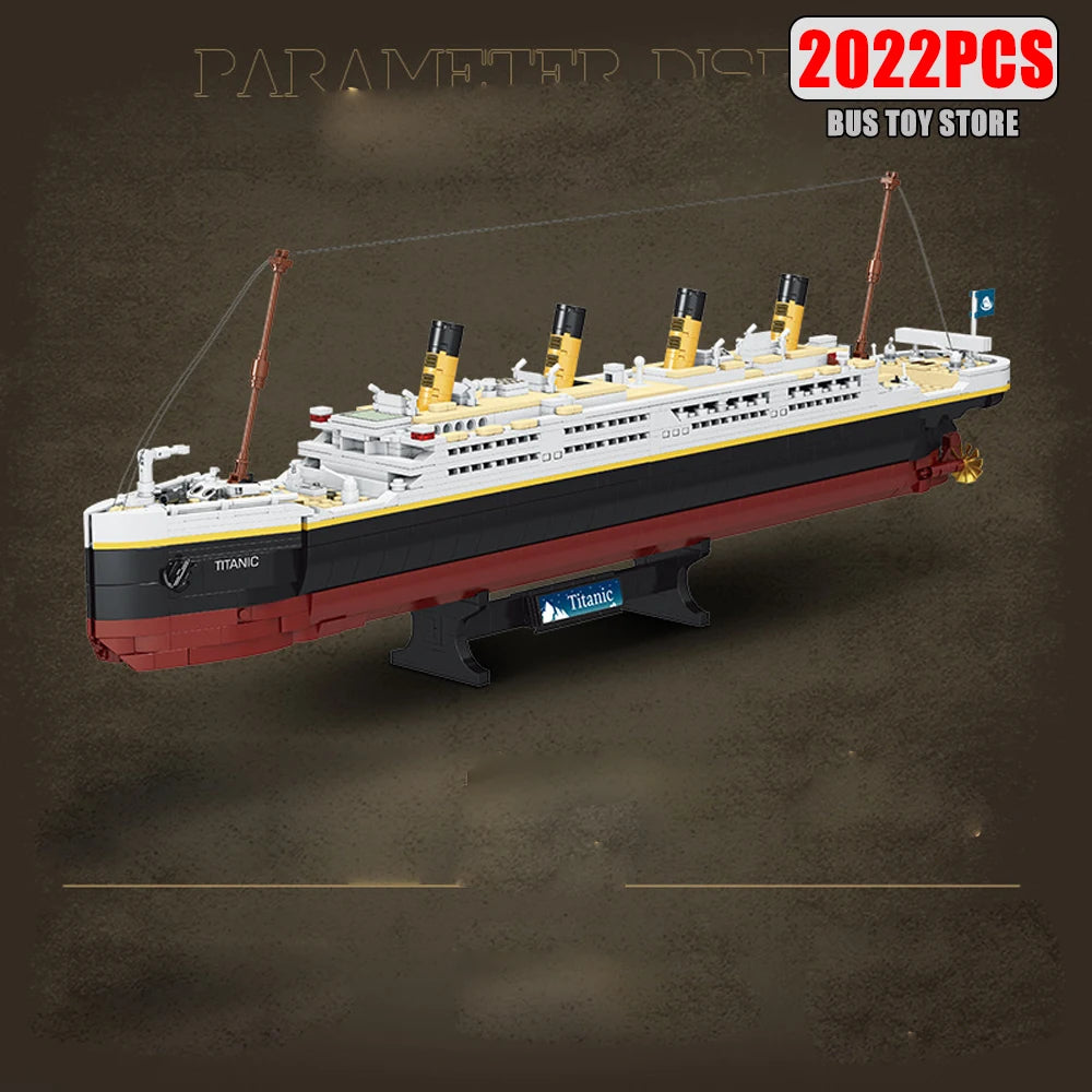 Military World War II Warship Battle Boat Building Blocks Sets The USS Enterprise CV-6 Bricks Toy For  Birthday Gift