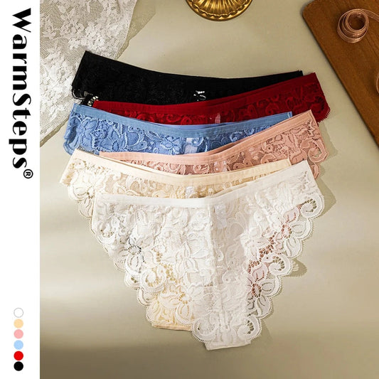 Lace Panties Transparent Underwear Seamless Panties for Woman Low Rise Briefs Hot Ladies Undepants Lingerie