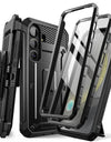 For Samsung Galaxy S25 Case UB Pro Heavy Duty Rugged Phone Case with 2 Front Frame Built-in Screen Protector & Kickstand