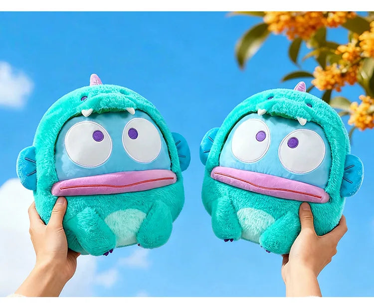 Cute Blue Character Plush Stuffed Doll Toy