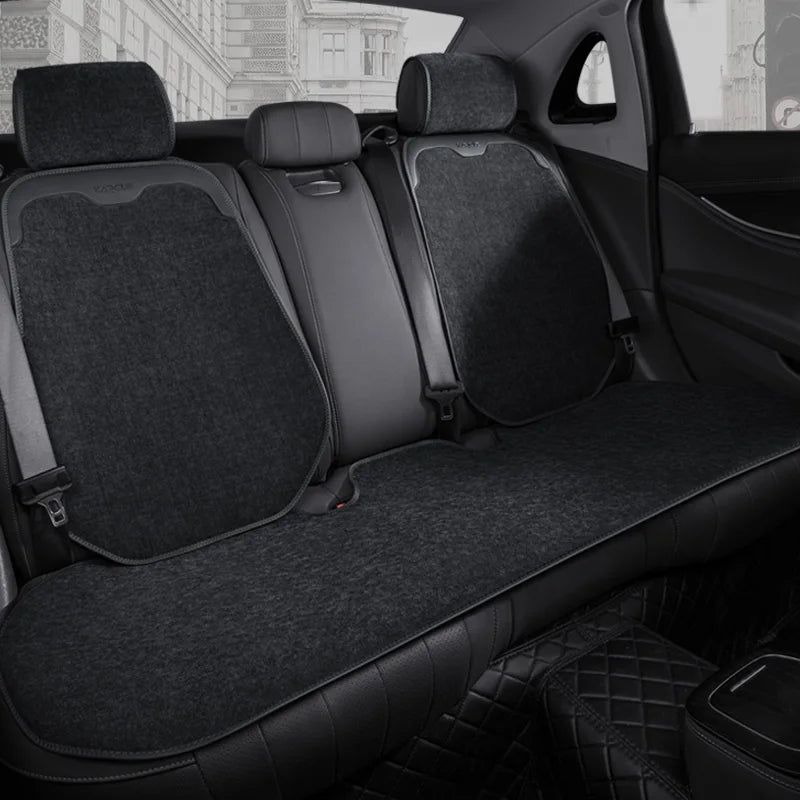 Winter Car Seat Cover Chenille Soft Warm Car Seat Cushion Universal Plush Interior Protector Mat Auto Seats Cover Accessories