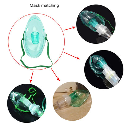 Family Medical Inhalers Mask Nebulizer Masks for Child Adult Inhaler Mask Household Compressor Inhaler Accessories Massage Kit