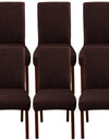 1PC Stretch Dining Chair Covers Leaves Jacquard Seat Covers Universal Size Dust Covers for Hotel Banquet Wedding Chairs Decor