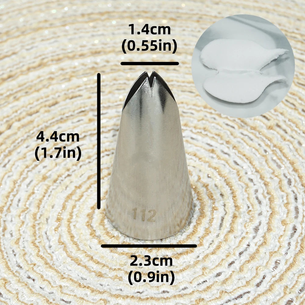 Multiple Large Metal Cake Cream Decoration Tips Pastry Tools Stainless Steel Piping Icing Nozzle Cupcake Head Dessert Decorators