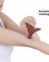 1 PC Neck Foot Wood Trigger Point Massage Gua Sha Tools,Home Gym Professional Wooden Therapy Massage Tool for Back Leg Hand Face