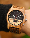 Wood Watch Zebra Multifunctional Luminous Lettering Custom