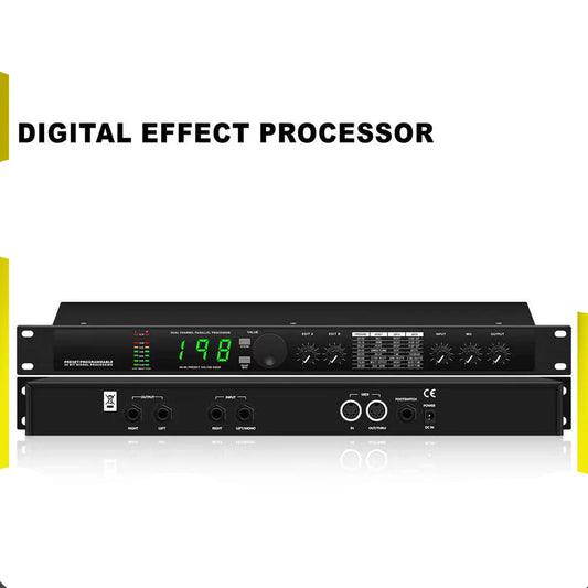 Professional Digital Reverb DSP Audio Processor with Multi Effect Equalizer