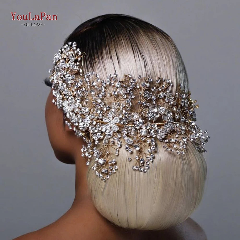 Bride Headband Bridal Hair Ornament Headpiece Party Headwear Wedding Jewelry Headwear Accessories