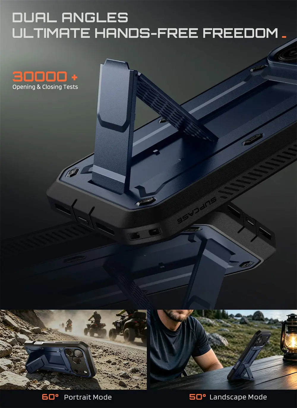 Full Body Rugged Phone Case with Built In Screen Protector and Belt Clip Holster for iPhone 17 Pro Max and iPhone 18 Pro Max