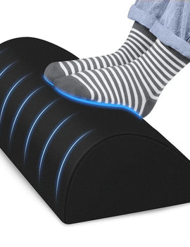 1Pc Foot Rest for Under Desk at Work-Ergonomic Design Foot Stool for Fatigue with Memory Foam,Non Slip Bead,Washable