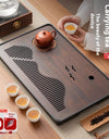 Tea Tray Tea Set Tea Tray Tea Sea Dry Brewing Platform Tray Bamboo Tray Tea Ceremony  Small Water Storage Tea Platform