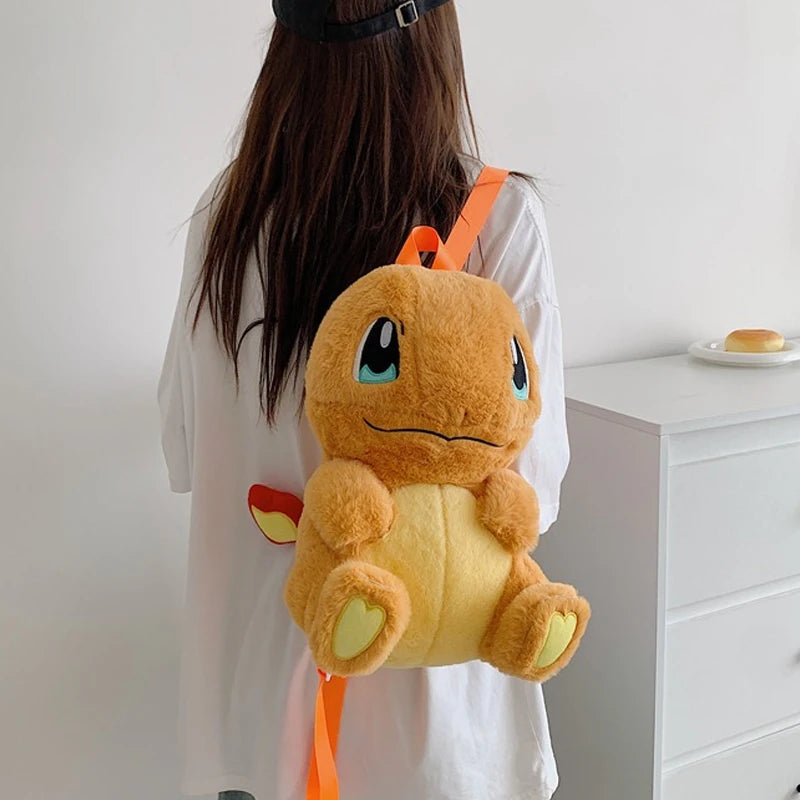 Kawaii Character Plush Backpack Soft Shoulder Bag