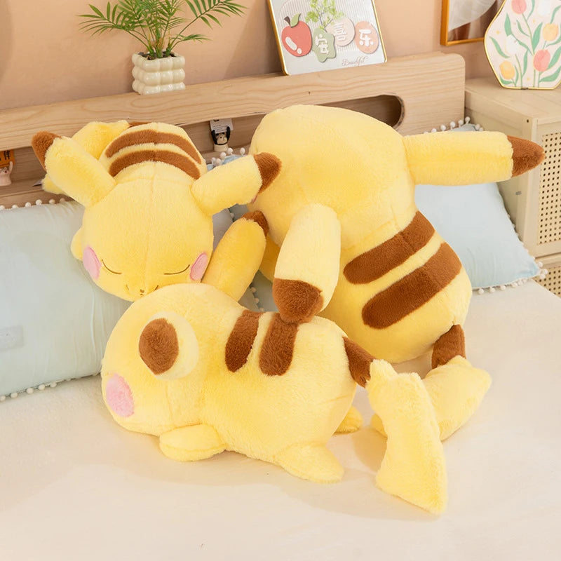 40/70cm Cartoon Large Pikachu Pillow Pokemon Plush Toys Doll Cute Pokémon Ornament Stuffed Plushie Pikachued Gift for Children