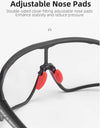 Photochromic Bicycle Glasses UV400 Goggle Large Frame Men Women Sports Bike Eyewear Sungless Adjustable Cycling Glasses