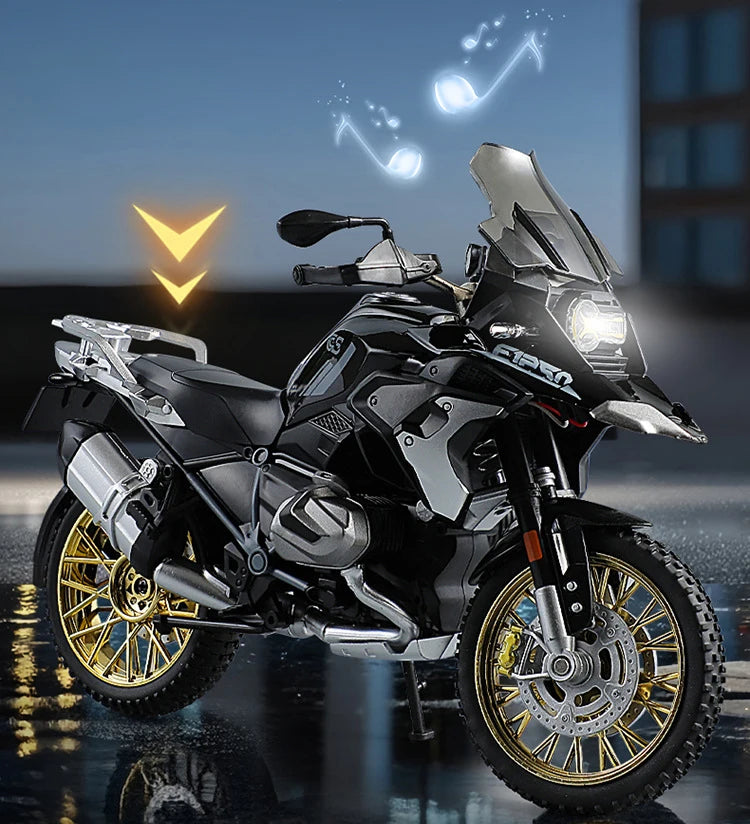 Diecast R1250 GS Adventure Motorcycle Model 1 to 10 Scale