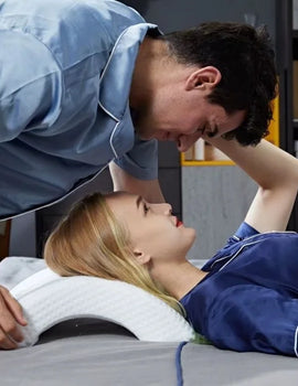 Couple Memory Foam Pillow U-Shaped Curved Arch Pillows Ergonomic Sleeping Pillows Portable Travel Neck Pillow Leg Pillow