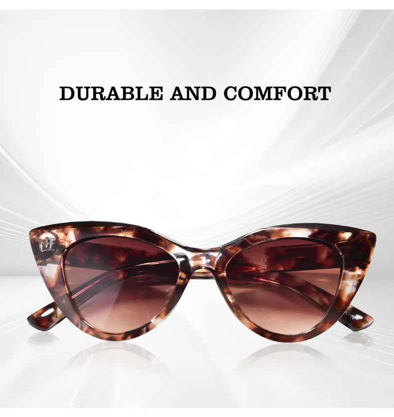 Vintage Cat Eye Sunglasses for Women UV400 Eyewear