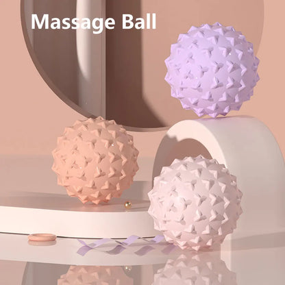 Durable TPE Massage Ball Local Body Muscle Relaxation Fascia Relief Plantar Fasciitis Exercise Fitness Relieve Pain 4.5cm Balls