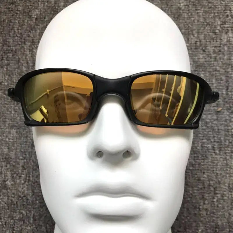 Polarized UV400 Cycling Sunglasses for Men – Metal Frame Fishing Riding Bicycle Goggles Eyewear